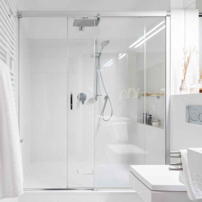 Corner Shower Space